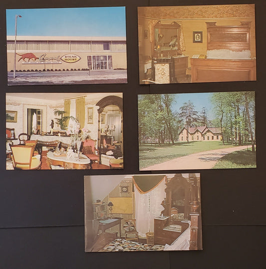 Group Of 5 Canadian Postcards Featuring Scenes Of Kitchener, Ontario. Our Estimated Value Is $5.