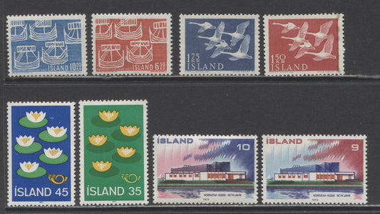 Lot 67 Iceland SC#298/497 1956-1977 Europa Issues, 8 VFNH Singles, Click on Listing to See ALL Pictures, 2017 Scott Cat. $15.4 USD