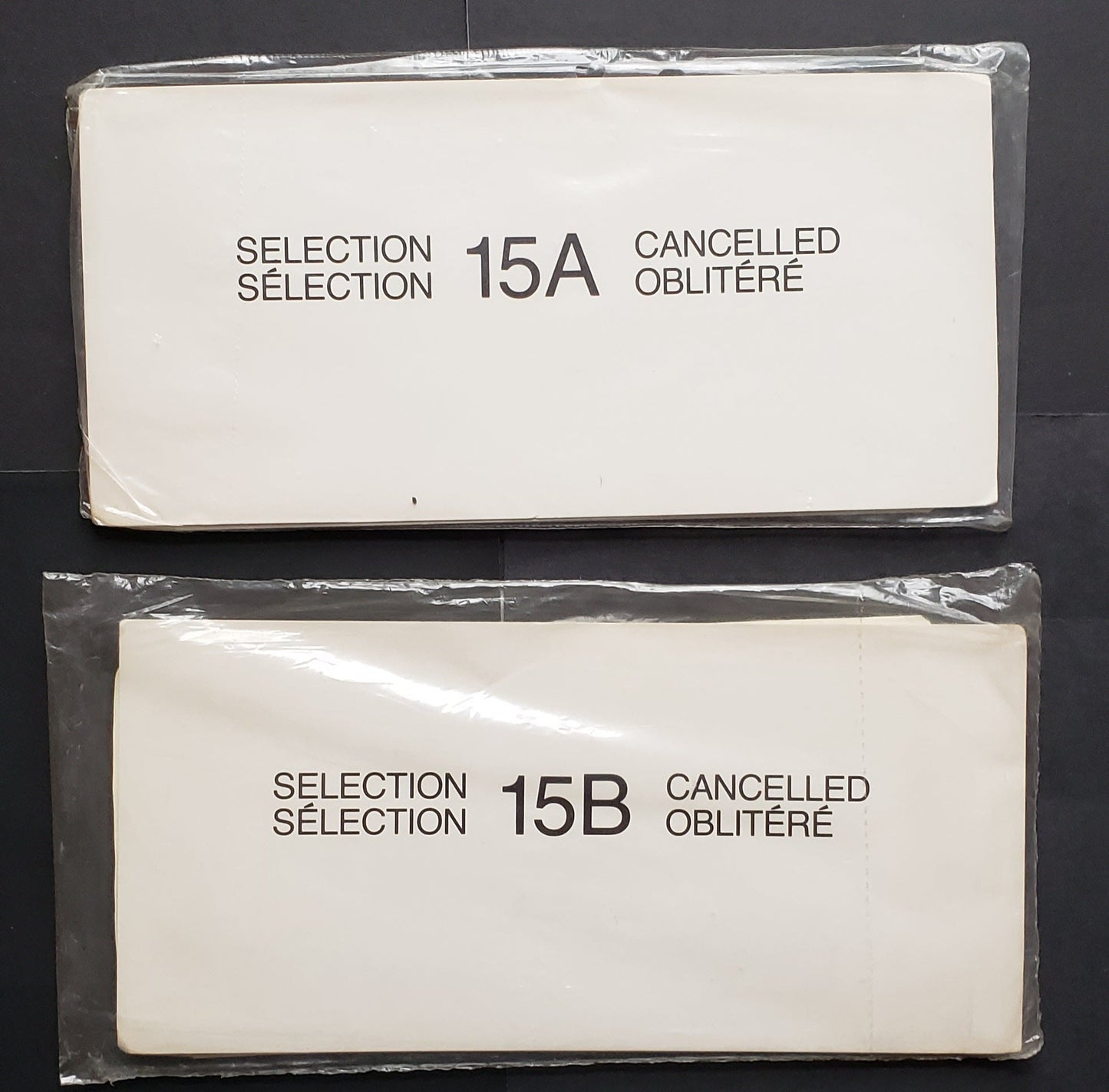 Two Sealed Packs Containing Floral Aerogrammes From Series A and B With October 17, 1973 First Day Cancels