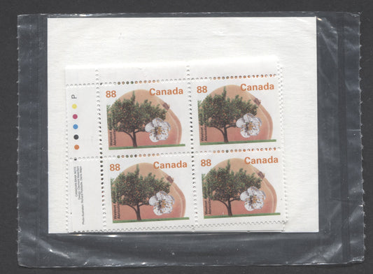 Lot 66 Canada #1373i 88c Multicoloured 1994 International Rate Issue, Canada Post Sealed Pack of Inscription Blocks, CBN Printing On Unlisted LF Peterborough Paper, With HB Type 6A Insert Card, VFNH, Unitrade Cat. $45