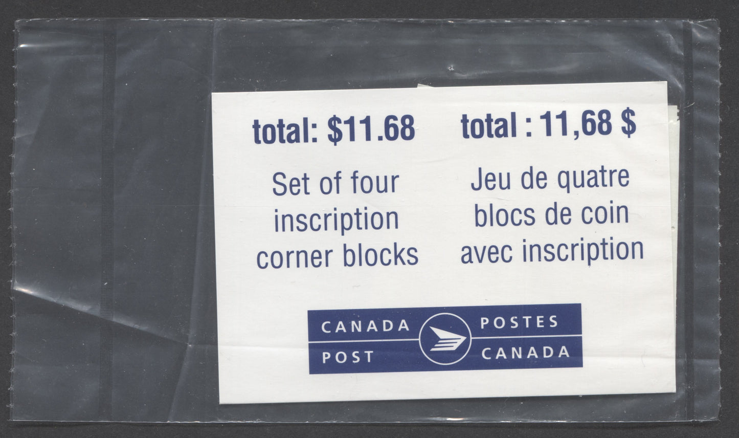 Lot 84 Canada #1685 73c Multicoloured 1998 Medium Value Stylized Maple Leaf Issue, Canada Post Sealed Pack of Inscription Blocks, Ashton Potter Printing On NF/DF CPP Paper, With HF Type 7A Insert Card, VFNH, Unitrade Cat. $30