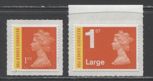 Great Britain SG# U3045-U3046 2009 2 VFNH Self-Adhesive Stamps Without Source Or Year Codes, Click on Listing to See ALL Pictures, Converted 2018 Gibbons Concise Cat.  $34.95