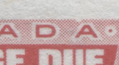 Lot 365 Canada #J36i,ii,J37ii 12c & 16c Carmine Rose, 1973-1974 Third Centennial Red Postage Due Issue, 4 VFNH UR Inscription Blocks Of 4 With Different Papers & Gums, One Unlisted