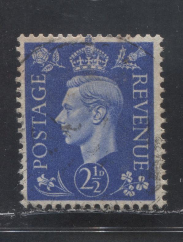 Lot 19 Great Britain SC#239 1937-1941 KGVI Definitives, Inverted Watermark, A Very Fine Used Example, Click on Listing to See ALL Pictures, Estimated Value $20
