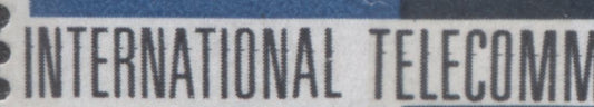 Great Britain SC#443pvar 1/6 Multicolored, DF Back 1965 International Telecommunication Union, Showing A Dotted Line Through Inscription, Phosphor Tagged Single, A VFNH Example, Click on Listing to See ALL Pictures, Estimated Value $10 USD