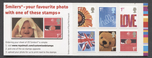 Great Britain SG#QA1 2005 Smiler's, 1 VFNH Booklet, Click on Listing to See ALL Pictures, Estimated Value $14.65 CDN
