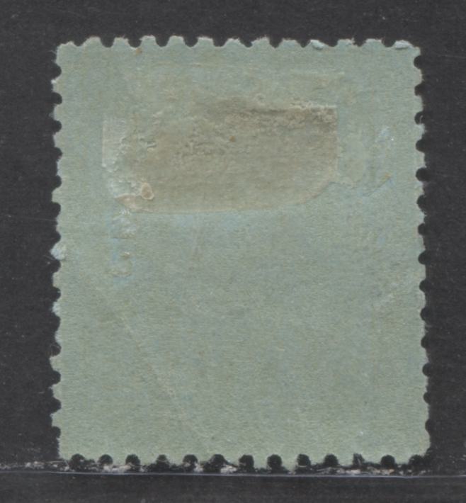Lot 84 Canada #91 5c Blue King Edward VII, 1903-1908 King Edward VII Issue, A VGOG Single With A Light Diagonal Bend