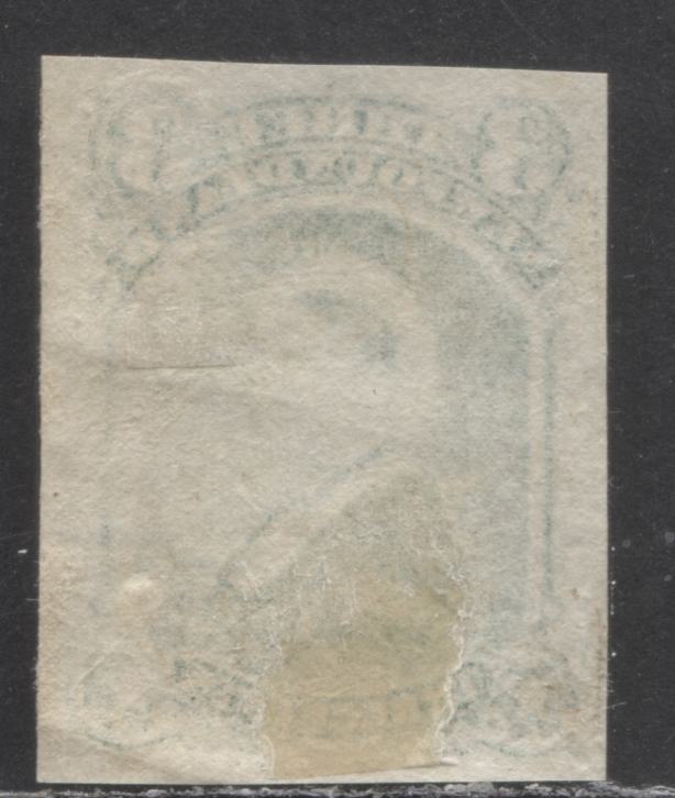 Lot 67 Newfoundland #33 Tcvii 3c Green Queen Victoria, 1868 - 1894 Second Cents Issue, A VF Plate Proof on India Paper