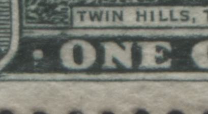 Newfoundland #131 1c Deep Bluish Green Twin Hills, 1923-1924 Pictoral Issue, 4 Very Fine Used Singles And 2 Strips Of 3 All With Unlisted Re-Entries, Mostly Occuring Near Or Above Upper Frameline. Also Includes Misplaced Entry