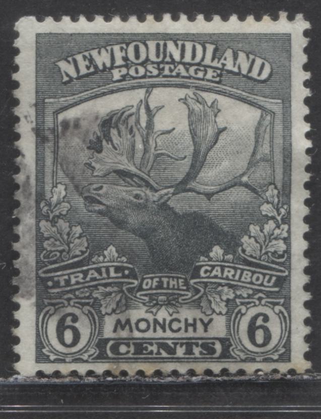 Lot 96 Newfoundland #120 6c Grey Monchy, 1919 Trail Of The Caribou Issue, A Very Fine Used Single With Perf 14.25x14.1 Line