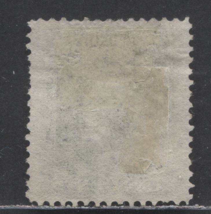 Newfoundland #27a 10c Black Prince Albert, 1865-1894 First Cents Issue, A Fine Used Single On Thin Yellowish Papers