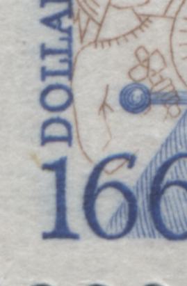 Canada #390var 5c Ultramarine & Bistre Brown Dollard des Ormeaux, 1960 Battle Of Long Sault, 2 VFNH Singles Showing Significant Downward Vignette shift on Both Smooth & Ribbed Paper