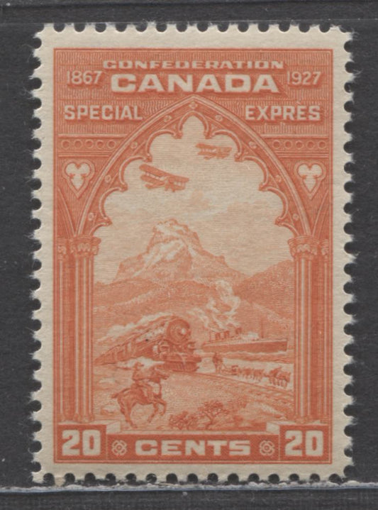 Canada #E3 20c Orange, 1927 Special Delivery, A VFOG Single