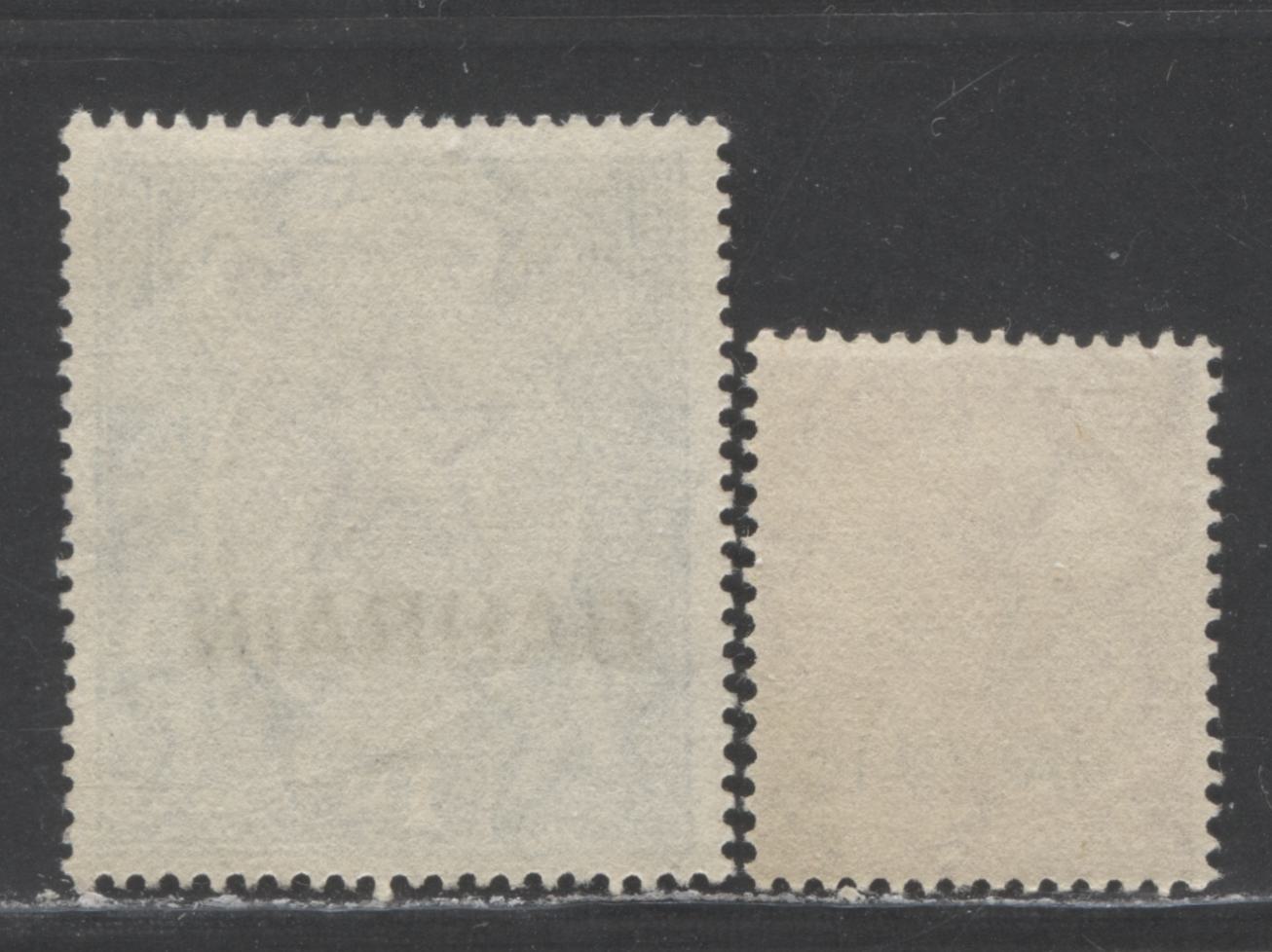 Lot 49 Bahrain SC#11-12 1933 KGV Pictorial Issue, 12as Red & 1R Green & Brown, 2 Very Fine Used Singles, Click on Listing to See ALL Pictures, 2022 Scott Classic Cat. $21 USD