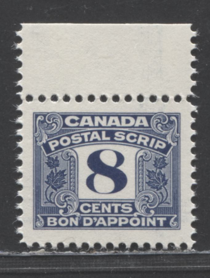 Canada #FPS45 8c Blue , 1967 Third Issue Postal Scrip, A VFNH Single