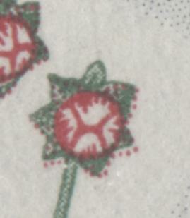 Canada #427var 5c Black, Green & Carmine Newfoundland, 1964 Floral Emblems & Coat Of Arms, 3 VFNH Singles With Upward Shift & Rightward Shift Of Red With Normal, DF Papers, Perf 11.9