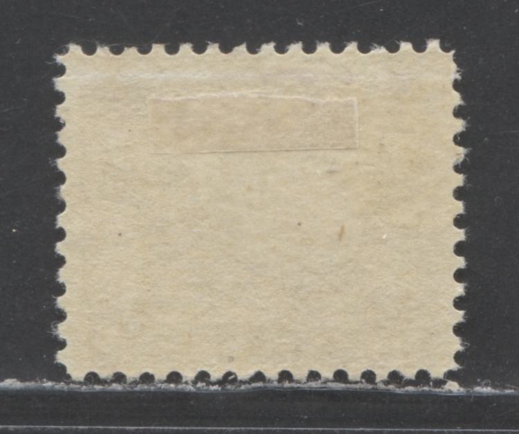 Lot 90 Canada #FX27g 14c On 7c Brown King Edward, 1915 Excise Tax, A FOG Single With Overprint At Top