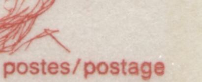 Lot 48 Canada #BK74jvar, 1972-1978 Caricature Issue, A Complete 25c Booklet, HF Argus Cover, NF/NF Smooth, Stuttering C Variety, Additional Hairline Tag Bar On 1/1 & 2/1, Re-entry In Postage 1/3