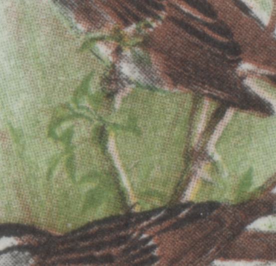 Canada #496 var 6c Multicolured White Throated Sparrow, 1969 Birds Issue, 3 VFNH Singles With Colour Shifts Of Birds & Branches On HB Paper,  Fluorescence Level 11