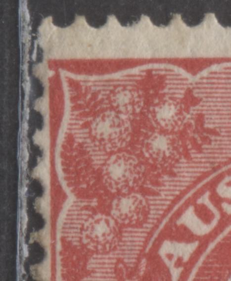 Lot 67 Australia SG#21cvar 1d Carmine Red 1914-1920 Engraved KGV Profile Head Issue, Die 1, Comb Perf 14.25 x 14, Plate Varieties, Single Crown Wmk, 3 Fine Used Singles, Click on Listing to See ALL Pictures, Estimated Value $15 USD
