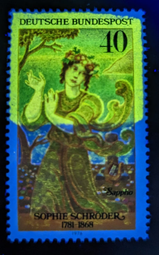 Germany SC#1226 40pf Multicolored 1976 German Aristocrats, With Top Half Tagged, A VFNH Example, Click on Listing to See ALL Pictures, Estimated Value $15 USD