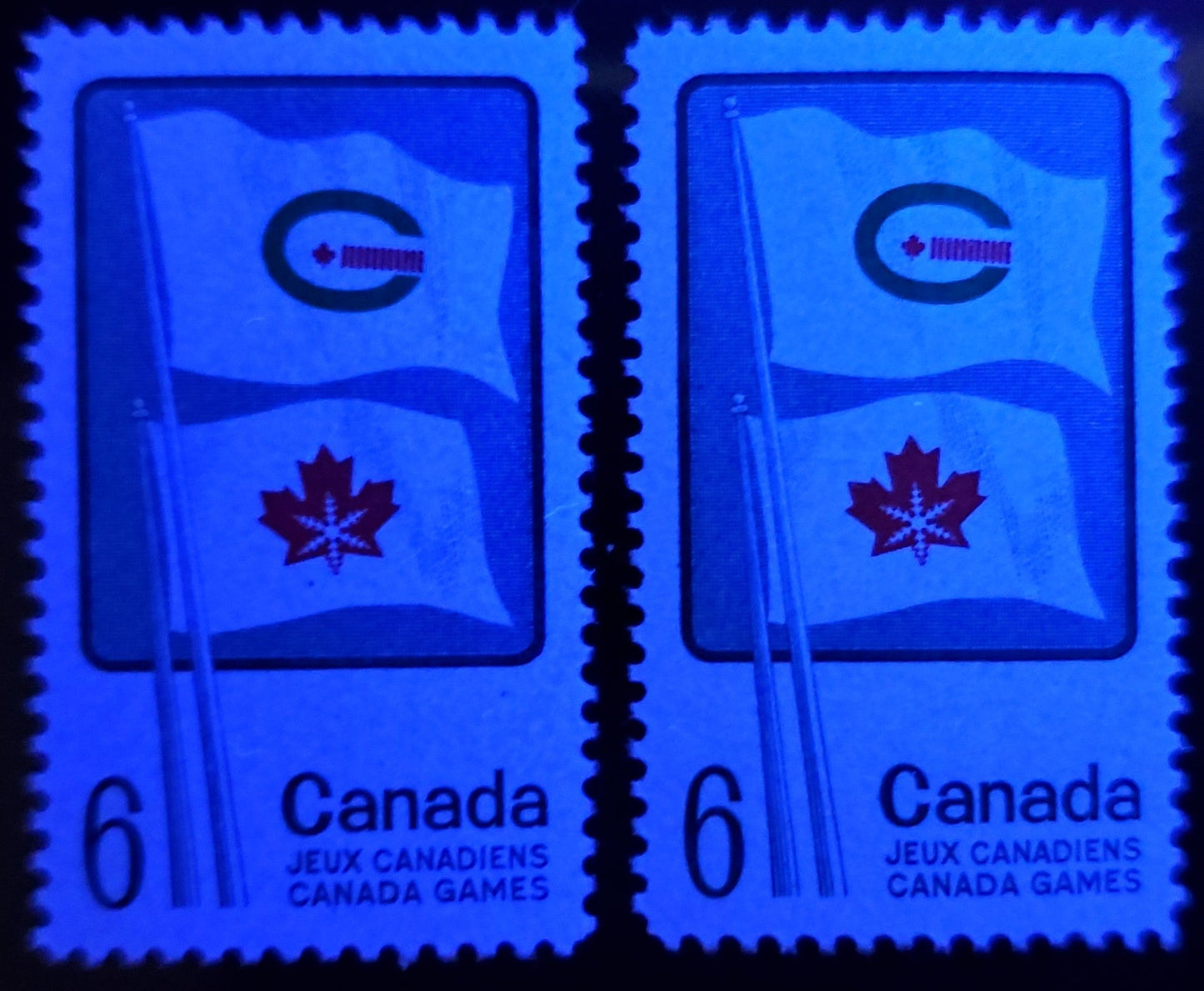 Canada #500-501, 504 6c 1969 Canada Games, Sir Isaac Brock And Stephen Leacock Issues, 11 VFNH Singles With Unlisted LF Papers On 501,504 And Other Variations Of HB, HF, DF And DF-fl