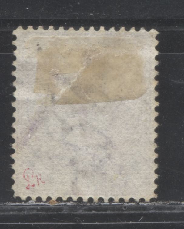 Lot 224 Lagos SG#10 (SC#7) 1d Bluish Lilac, Queen Victoria, 1876-1880 Line Perf. 14 Crown CC Watermarked Issue, 1st Printing, A VF Used Example, 2022 Scott Classic Cat. $21 USD For The Most Common Printing