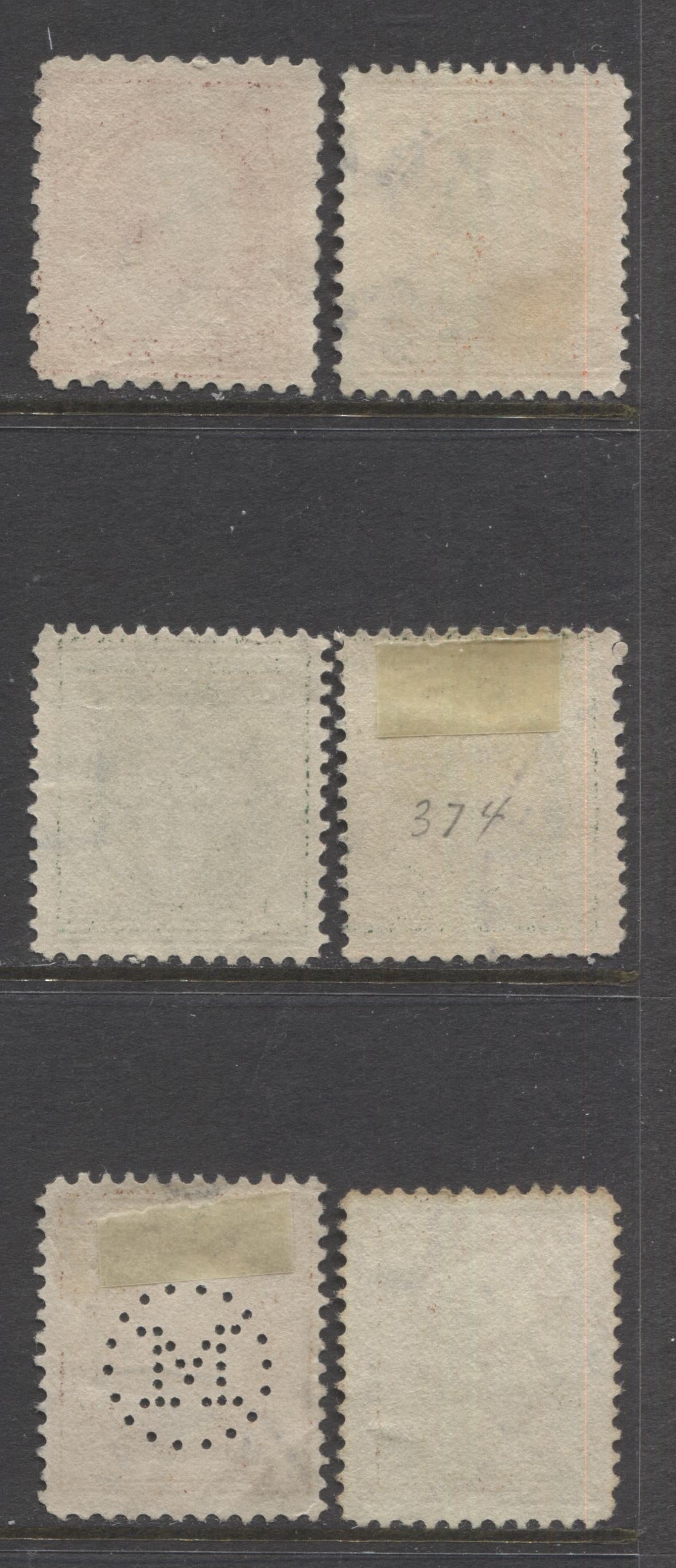 Lot 96 United States SC#334, 340-341, 344 1908-1909 Washington-Franklin Issue, 4 Fine Used Examples, Watermarked, Imperf & Perf 12. 2022 Scott Classic Catalogue $33.75 USD. Est. $15., Click on Listing to See ALL Pictures