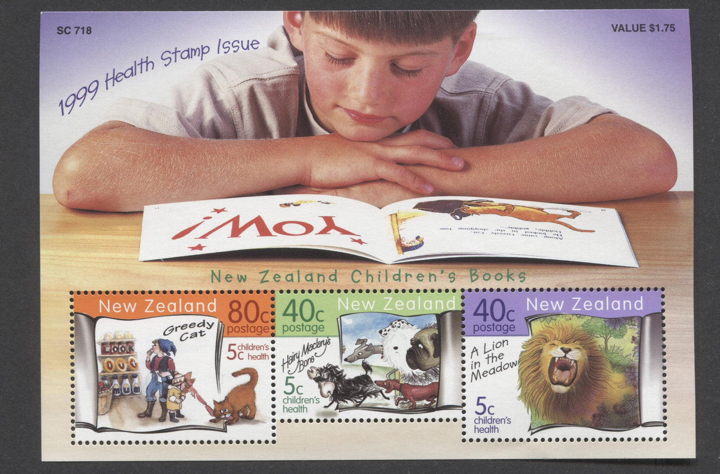 Lot 136 New Zealand SC#1546b/B165 1999 Commemoratives & Semipostals, A VFNH Range Of Souvenir Sheets, 2017 Scott Cat. $28.5 USD, Click on Listing to See ALL Pictures