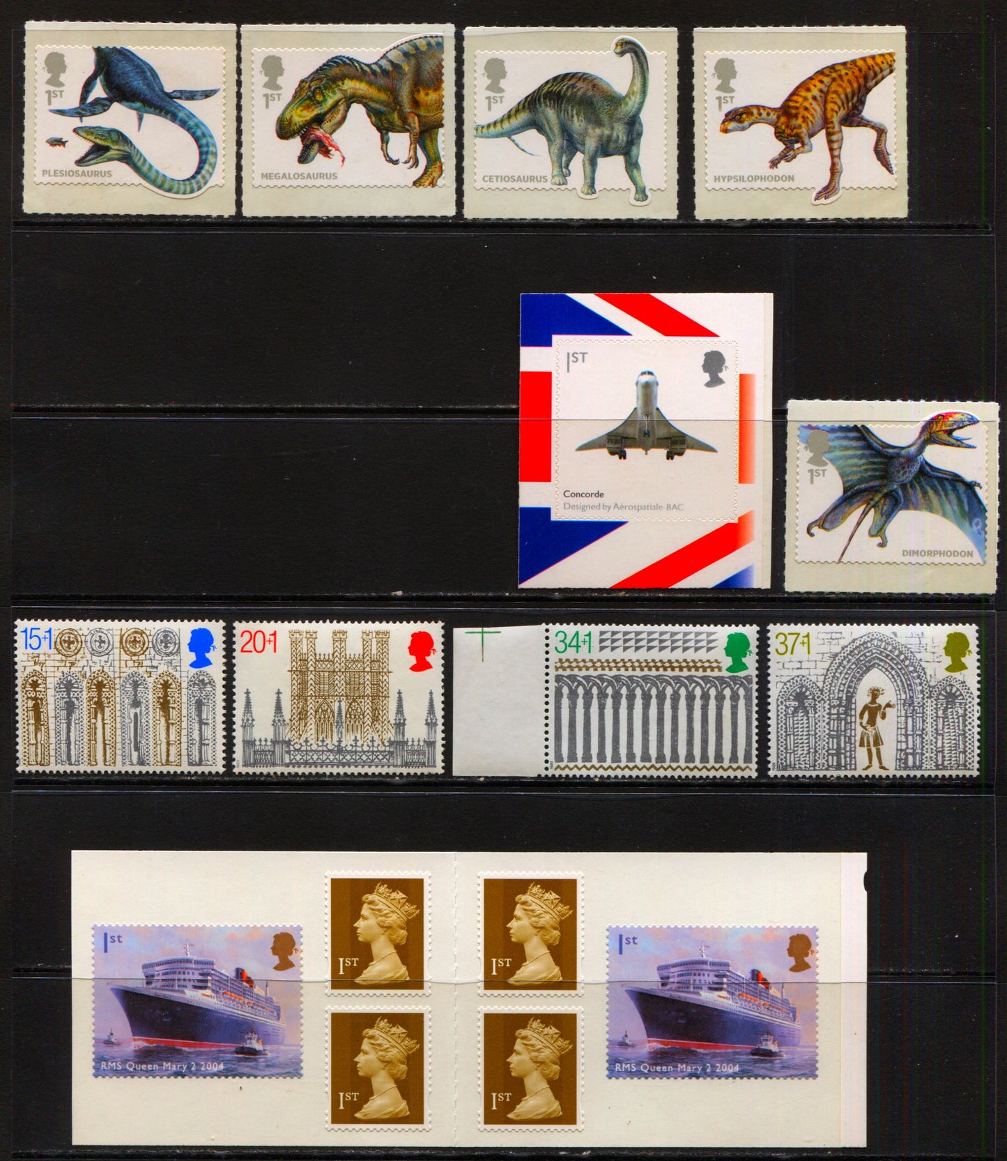 Lot 137 Great Britain SC#2619/B5 1989-2010 Commemoratives, A VFNH Range Of Singles and Complete Booklet, 2017 Scott Cat. $15.9 USD, Click on Listing to See ALL Pictures