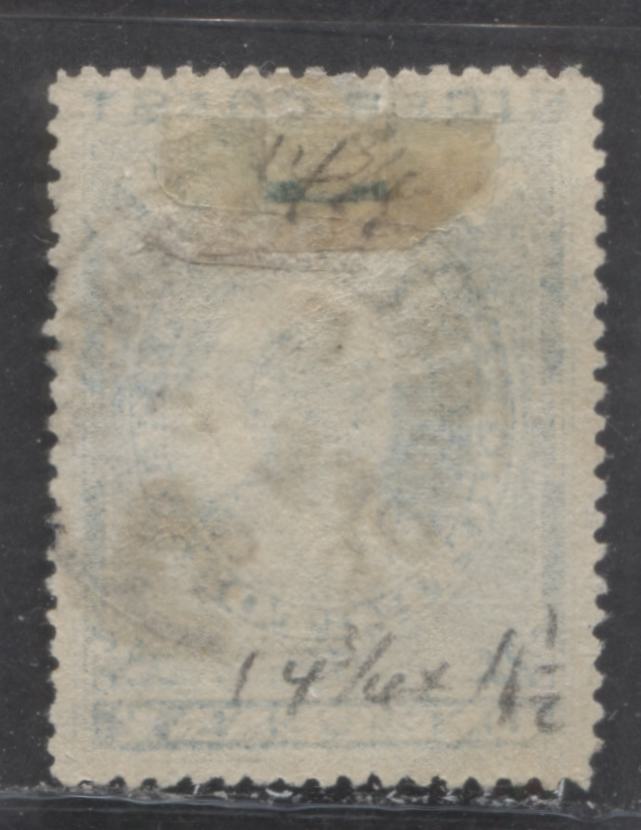 Lot 139 Niger Coast SC#38 (SG#46c) One Penny Dull Blue 1893 Obliterated Oil Rivers Issue, Perf 14.5 - 15, A Very Fine Used Example, Click on Listing to See ALL Pictures, 2022 Scott Classic Cat. $5.25 USD
