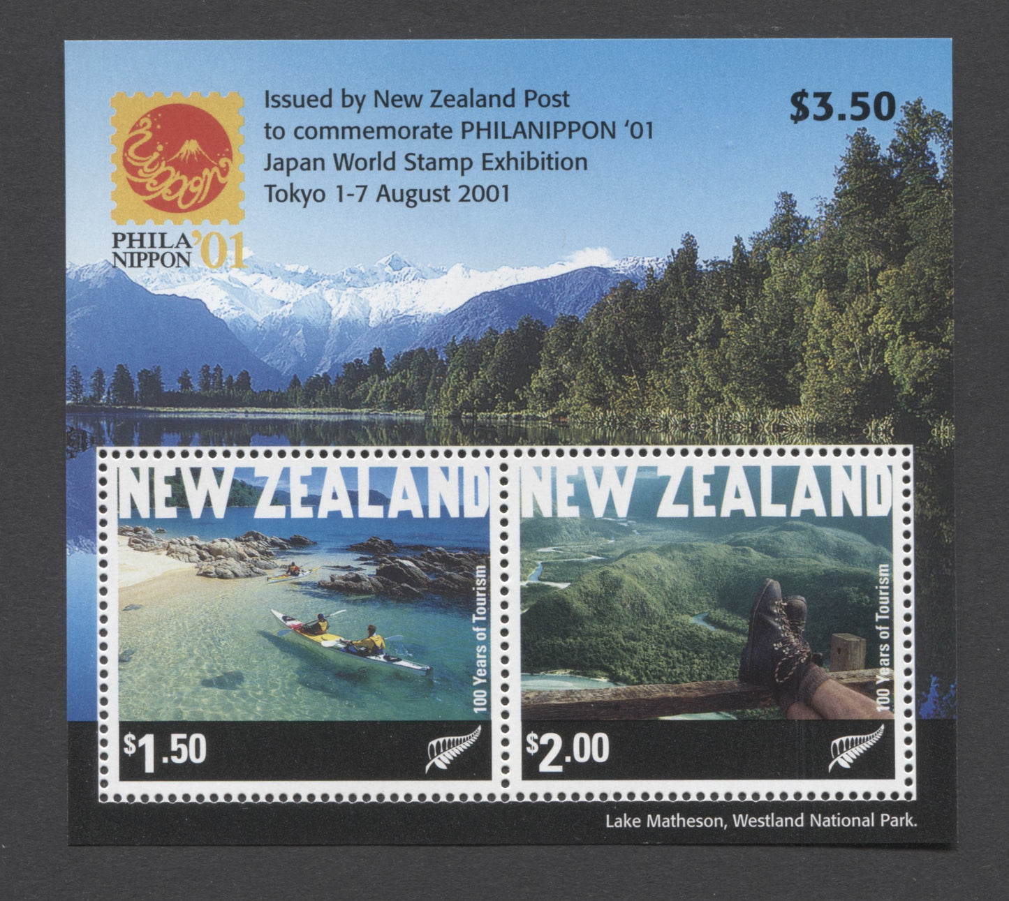 Lot 140 New Zealand SC#1727a/B167a 2001-2002 Commemoratives & Semipostals, A VFNH Range Of Souvenir Sheets, 2017 Scott Cat. $20.35 USD, Click on Listing to See ALL Pictures