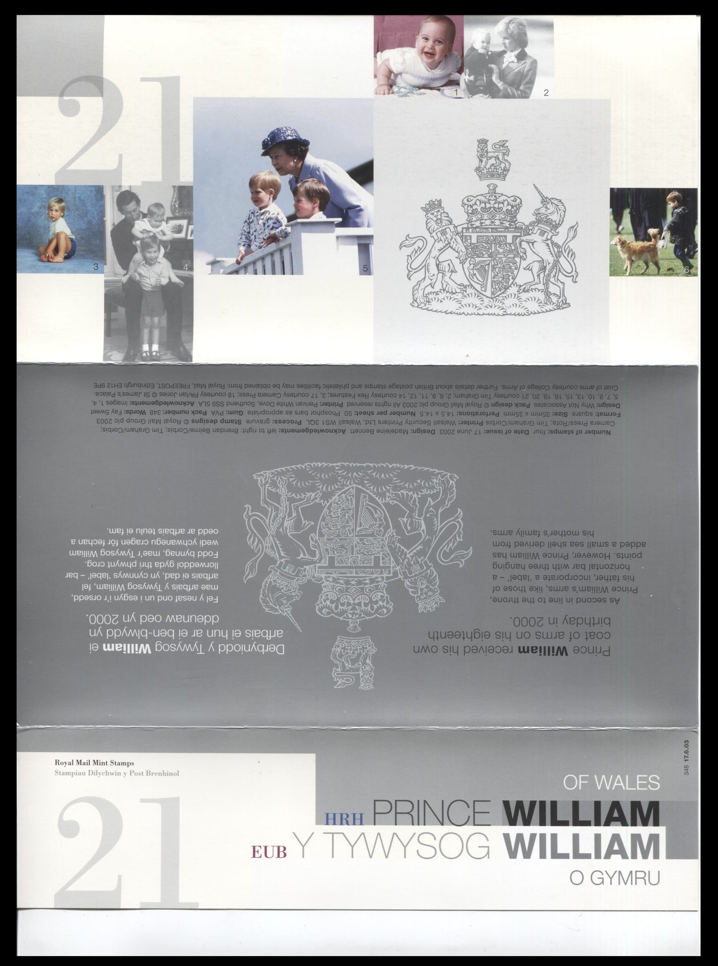 Lot 143 Great Britain SC#683/2140 1972-2003 25th Wedding Anniversary & Prince William's 21st Birthday, A VFNH Range Of Singles in Presentation Packs, 2017 Scott Cat. $10.5 USD, Click on Listing to See ALL Pictures