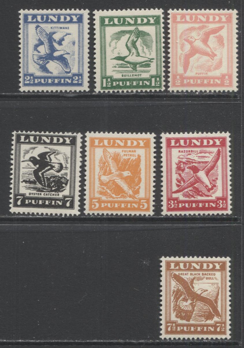 Lot 148 Lundy Aitcheson #94-100 1951 Flying Bird Definitives, A F/VFNH Range Of Singles, Unlisted in Scott, Net Est. $15 USD, Click on Listing to See ALL Pictures