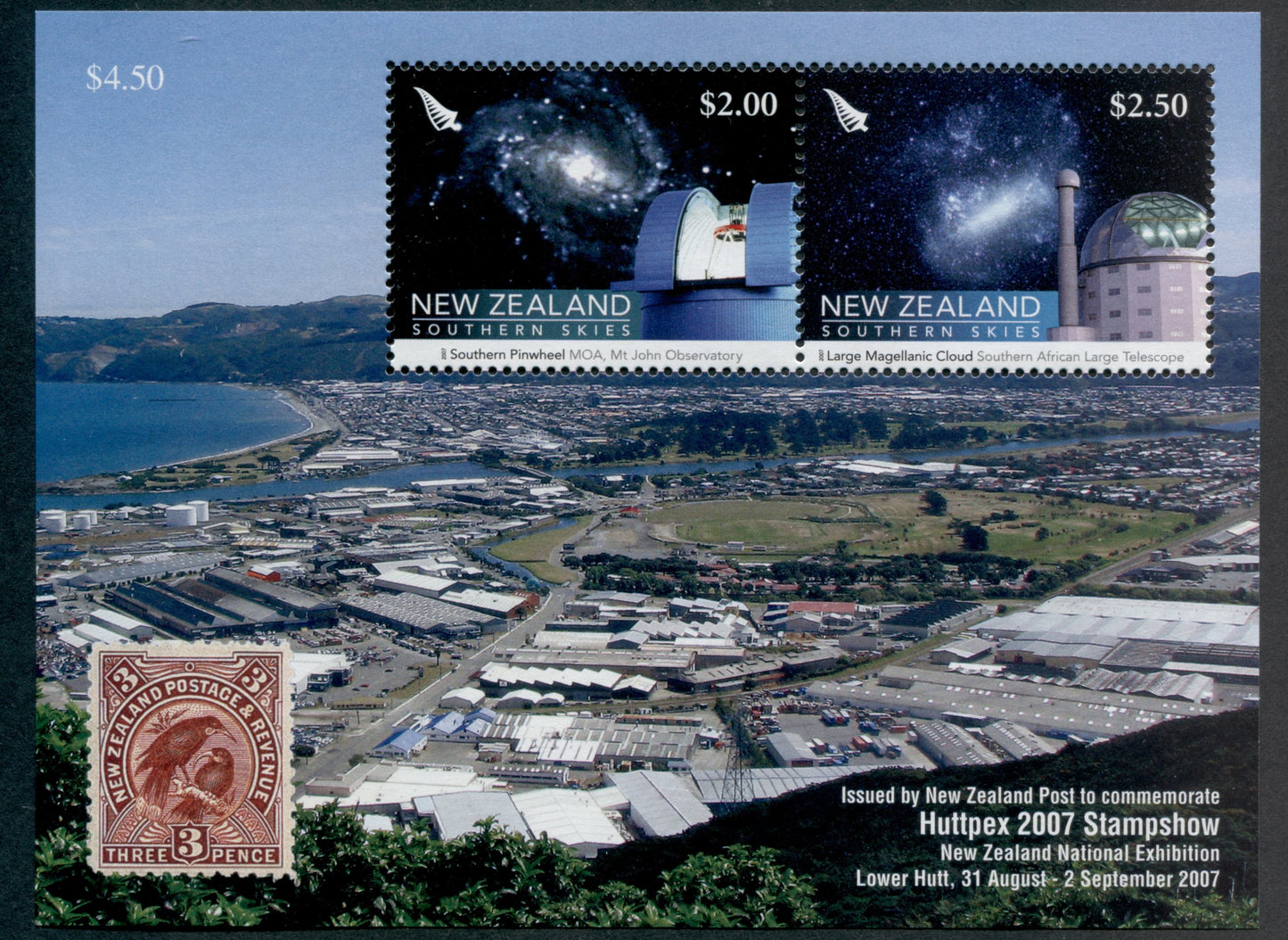 Lot 151 New Zealand SC#1976b/2143d 2007 Commemoratives, A VFNH Range Of Souvenir Sheets, 2017 Scott Cat. $23 USD, Click on Listing to See ALL Pictures