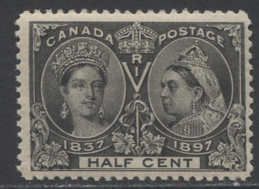 Lot 154 Canada #50 1/2c Gray Black Queen Victoria, 1897 Diamond Jubilee, A Fine NH Single