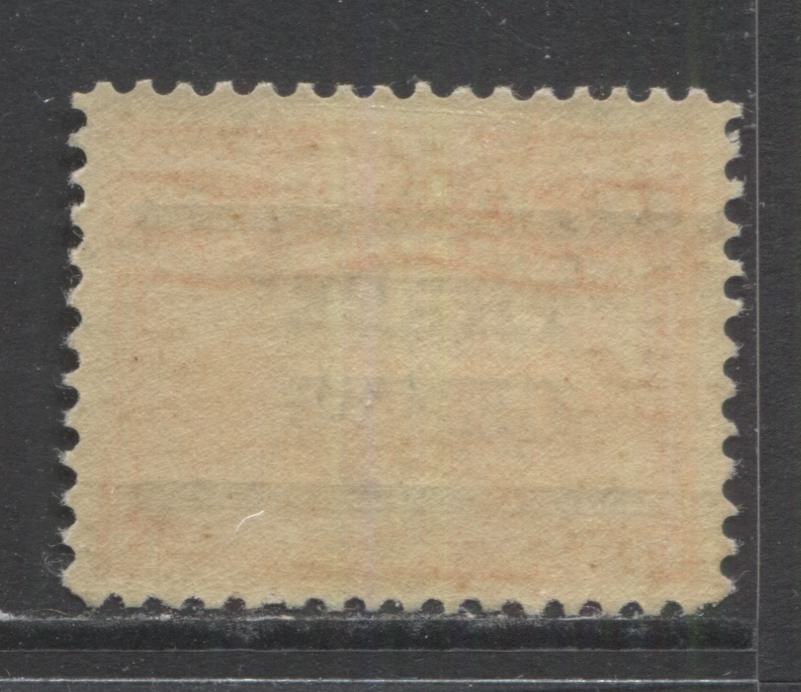 Lot 165 Newfoundland #128 3c On 15c Scarlet Seals, 1920 Surcharge Issue, A VFOG Single With Type 1 Surcharge Bars (10.5mm Apart)