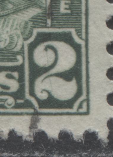 Lot 193A Canada #164 2c Dull Green King George V, 1930-1931 Arch/Leaf Issue, A Fine Used Block Of 4 Showing A Hairline Through Right 2, Pos 27-28