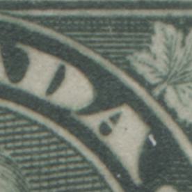 Lot 199 Canada #161var 2c Dull Green King George V, 1930-1931 Arch/Leaf Issue, A FNH Upper Block Of 4 With A Dot In Right 2, Plate & Position Unknown