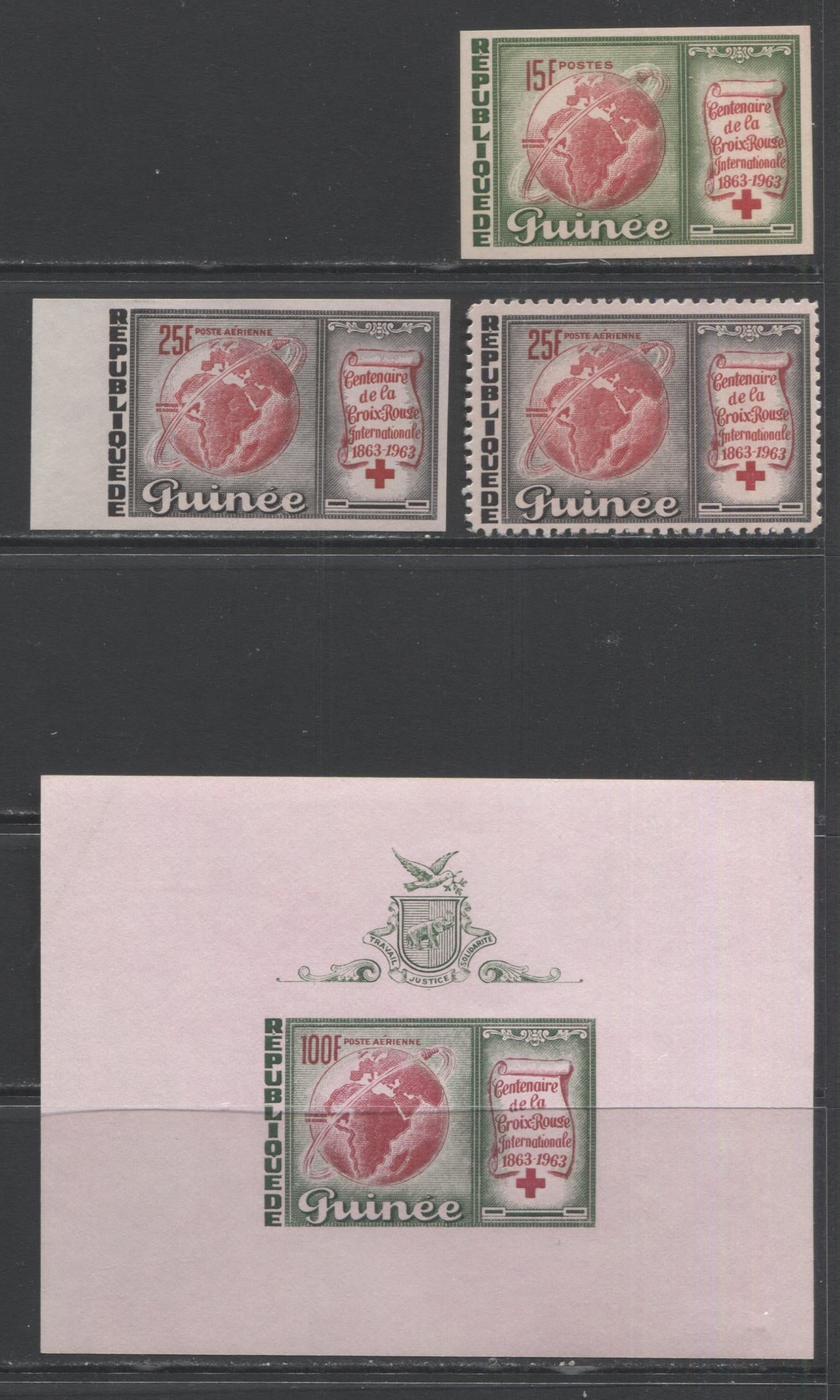 Lot 200 Guinea SC#848-C160 1983 First Manned Balloon Flights & Airmails, A VFNH Range Of Singles, 2017 Scott Cat. $3.05 USD, Click on Listing to See ALL Pictures