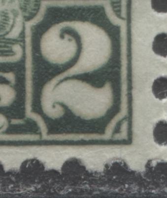 Lot 200 Canada #164var 2c Dull Green King George V, 1930-1931 Arch/Leaf Issue, A VFOG Pair With A Dot & Flaw In Right 2, Pl 6 LL Pos 16