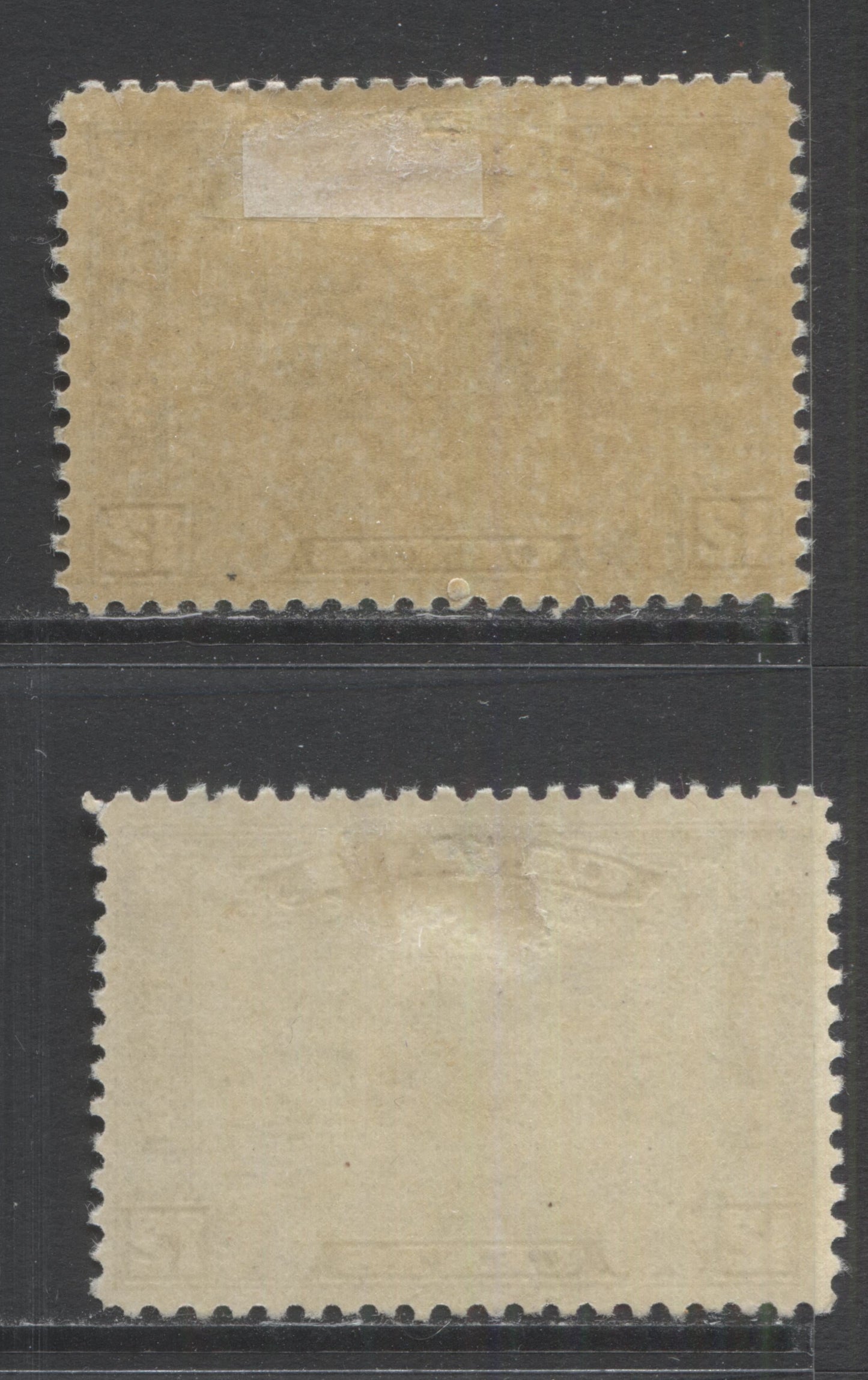 Lot 227 Canada #174 12c Gray Black Quebec Citadel, 1930-1931 Arch/Leaf Issue, 2 FOG Singles With Cream & Brownish Cream Gum