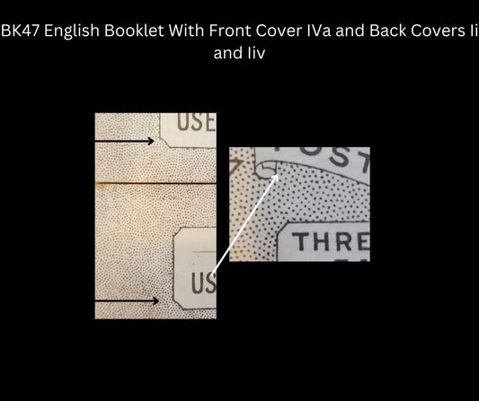 Lot 125 Canada #BK47 1c,3c,4c Violet Brown, Carmine Rose, Violet, 1953 Queen Elizabeth II Karsh Issue, 2 VFNH Booklets English, Harris Front Cover IVa And Back Cover Iii & Iiv