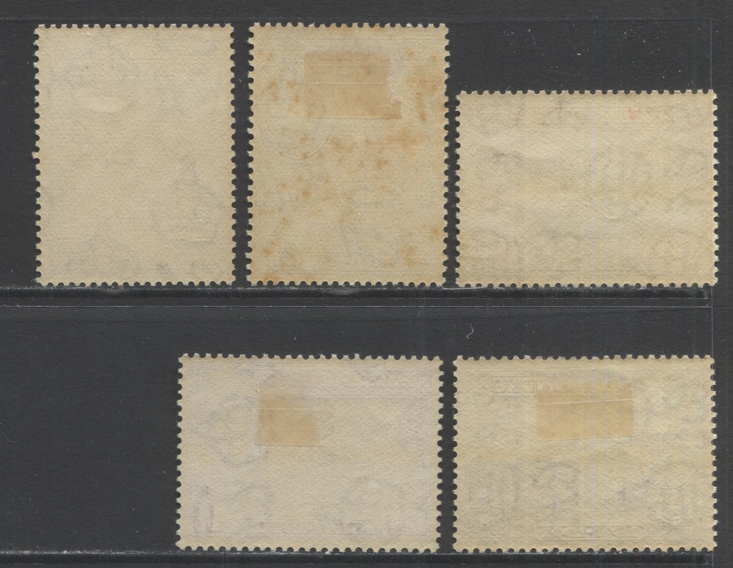 Lot 25 Hong Kong SC#168-172 1941 Centenary Issue, A VFLH Range Of Singles, 2017 Scott Cat. $29.25 USD, Click on Listing to See ALL Pictures