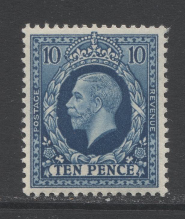 Lot 26 Great Britain SC#219 10d Turquoise Blue 1934-1936 Photogravure Issue, A VFOG Example, Click on Listing to See ALL Pictures