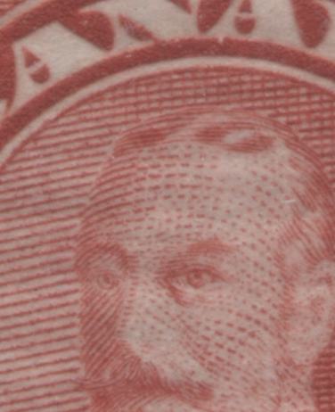 Lot 267 Canada #181iii 2c Deep Red King George V, 1930-1931 Arch/Leaf Coil Issue, A FNH/LH Coil Strip Of 4, With The Cockeyed King Variety