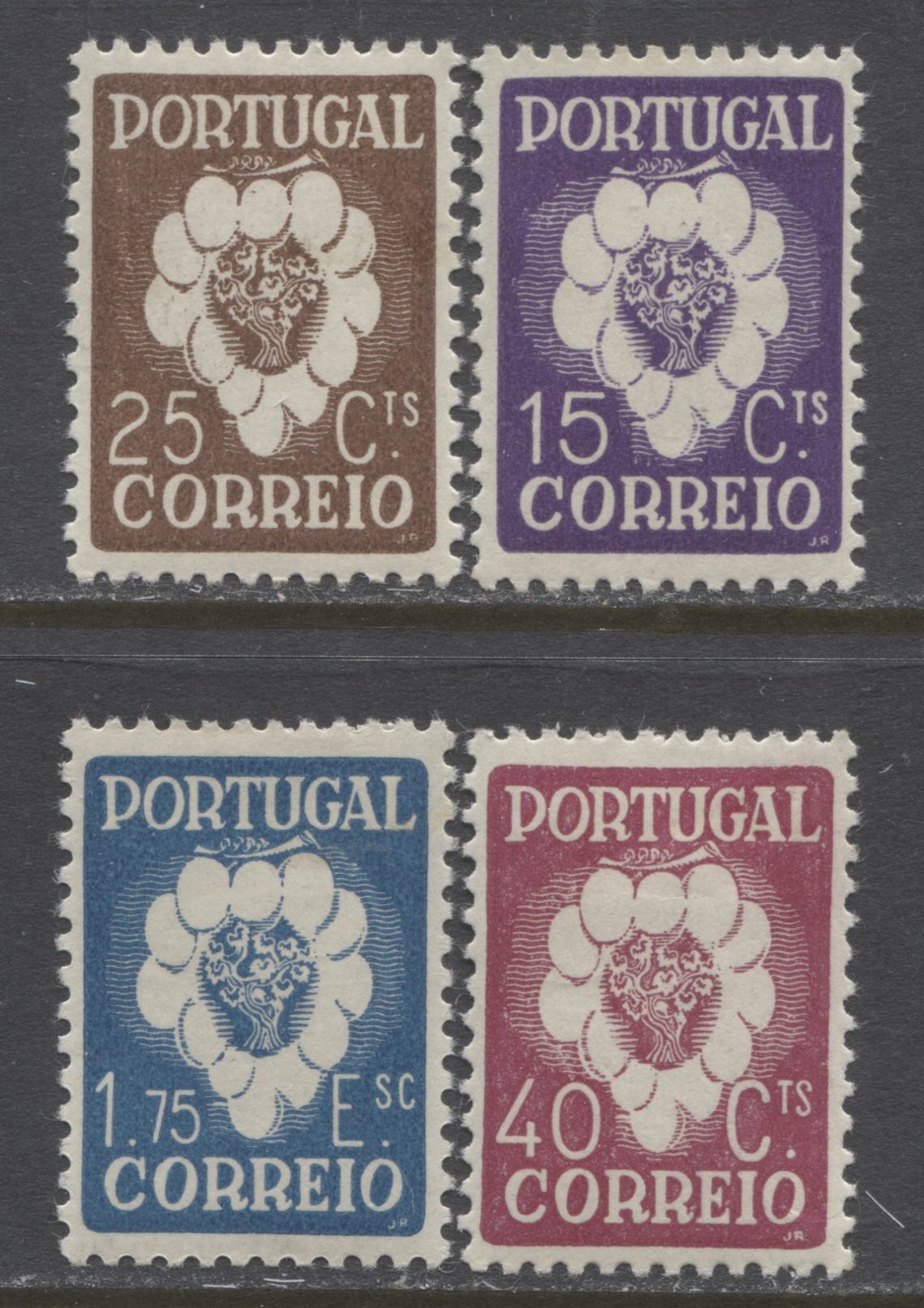Lot 160 Portugal SC#575-578 1938 Wine Congress Issue, a VFOG Complete Set, 2022 Scott Classic Cat $39.25 USD