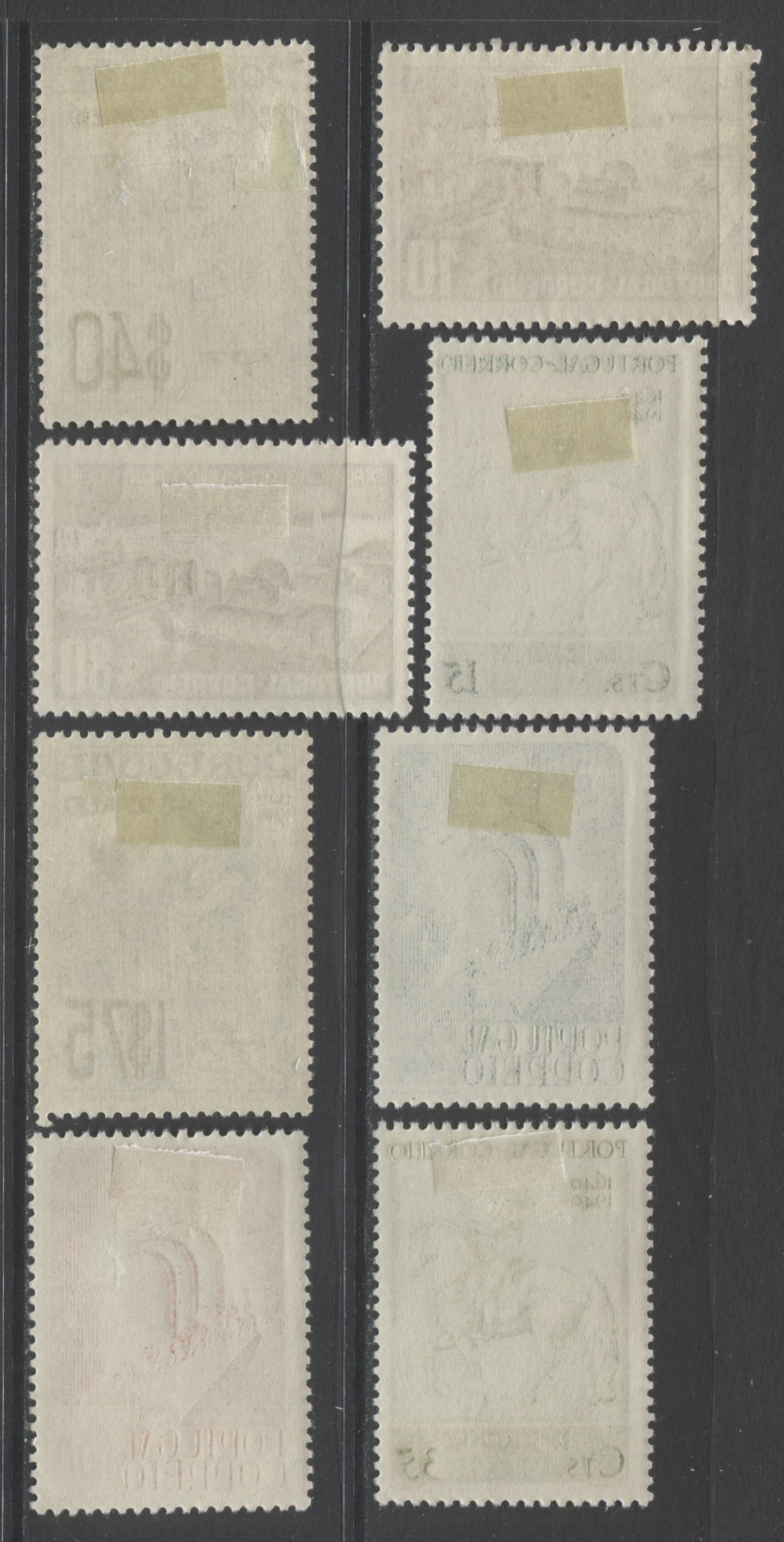 Lot 164 Portugal SC#587-594 1940 Portuguese International Exhibition Issue, a Fine OG and VFOG Complete Set, 2022 Scott Classic Cat $27.80 USD