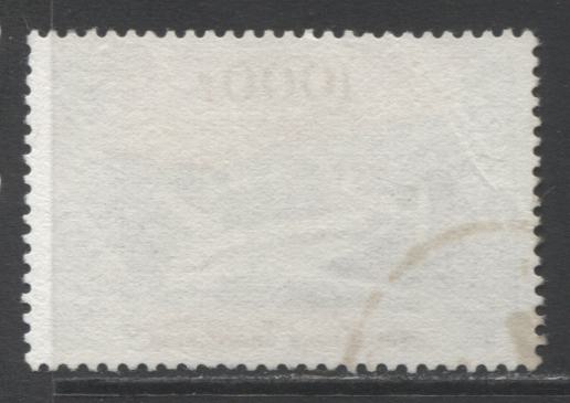 Lot 301 France SC#C32var 1000f Blue & Brown 1955 Airmail Issue, A VF Used Example on Hibrite Paper, Click on Listing to See ALL Pictures