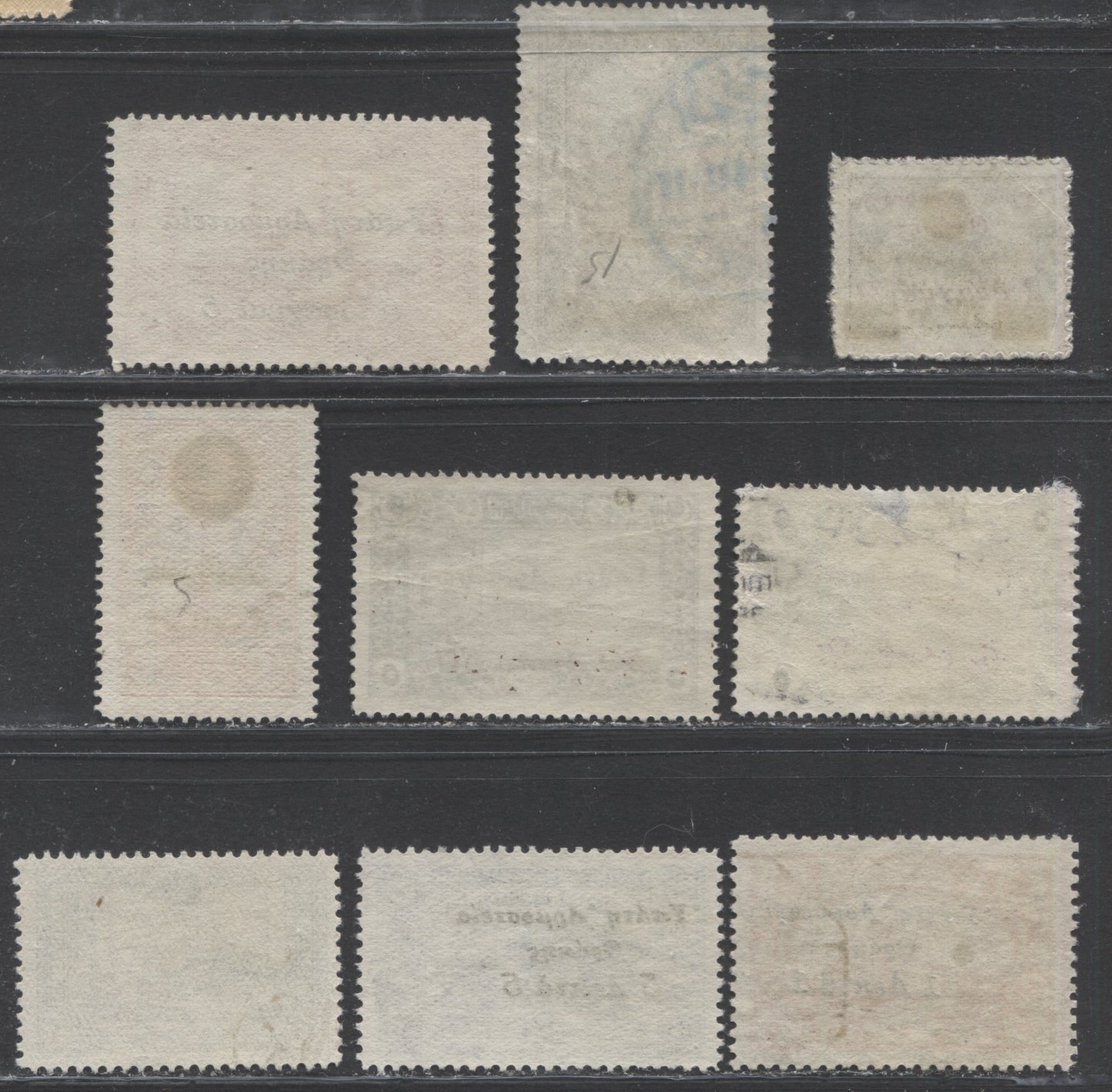 Lot 305 Thrace SC#N76-N84 1920 Occupation Issue, Black Overprint, A F/VF Used Set, 2022 Scott Classic Cat.$40 USD, Click on Listing to See ALL Pictures